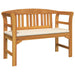 Rozenbank Crème Wit 114 x 46 x 82,5 cm Massief Acaciahout