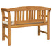 Rozenbank Crème Wit 114 x 46 x 82,5 cm Massief Acaciahout