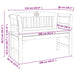 Rozenbank Crème Wit 114 x 46 x 82,5 cm Massief Acaciahout