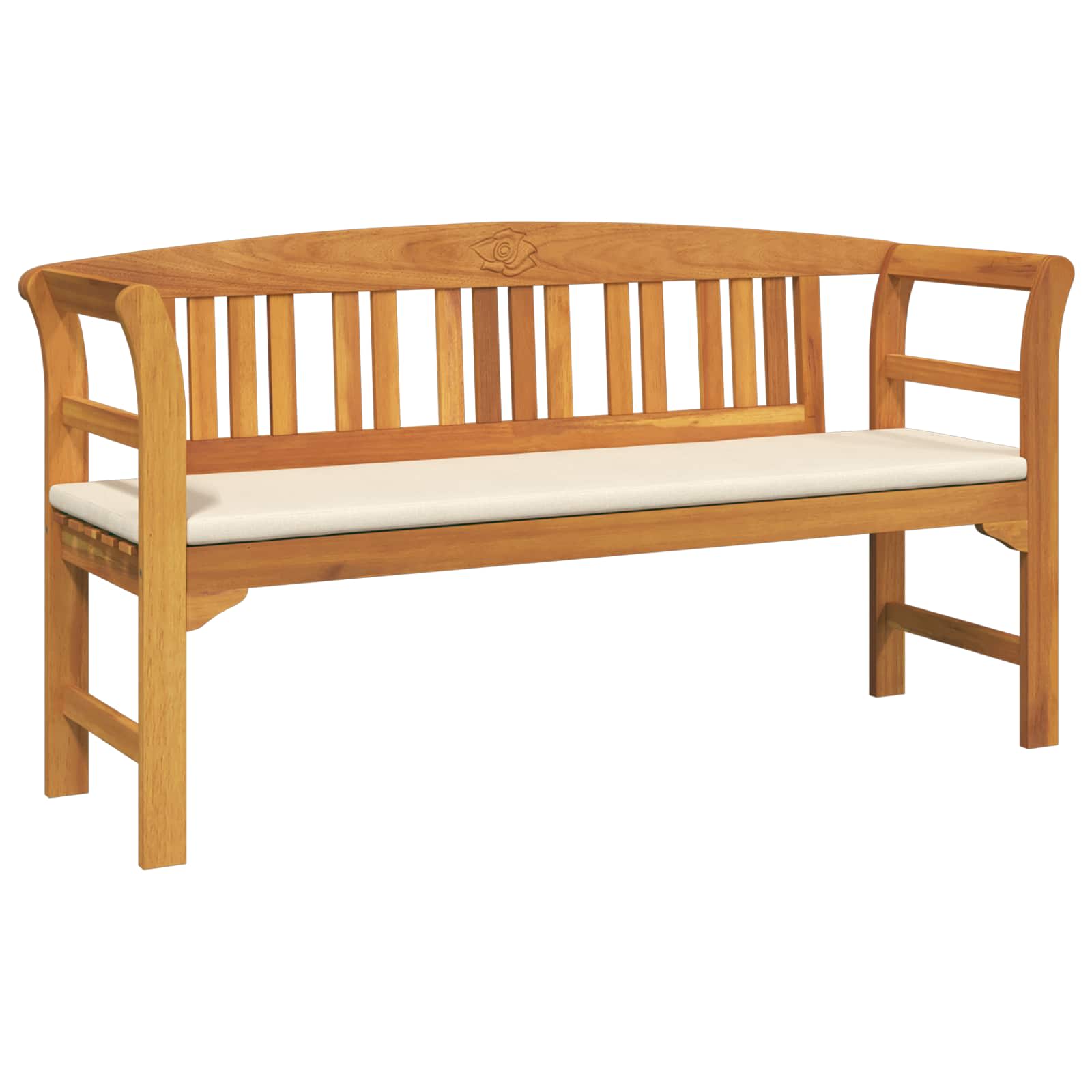 Rozenbank Natuurlijk 157 x 46 x 82,5 cm Massief Acaciahout