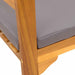 Rozenbank Natuurlijk 157 x 46 x 82,5 cm Massief Acaciahout