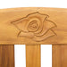 Rozenbank Natuurlijk 68,5 x 46 x 82,5 cm Massief Acaciahout