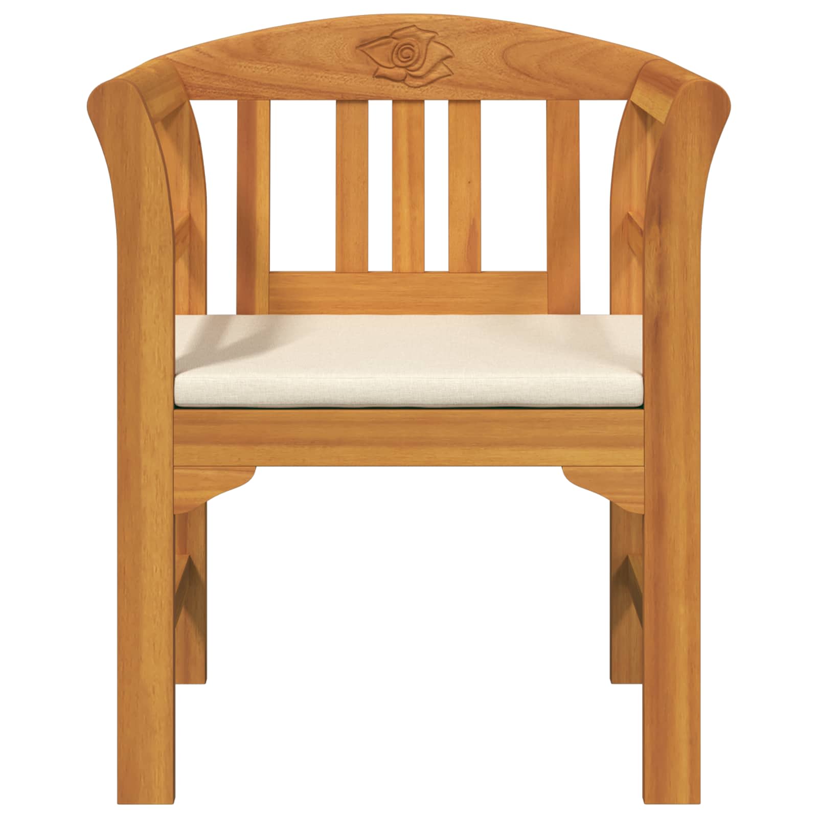 Rozenbank Natuurlijk 68,5 x 46 x 82,5 cm Massief Acaciahout