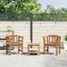 Rozenbank Natuurlijk 68,5 x 46 x 82,5 cm Massief Acaciahout