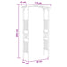 Tuin Boog Naturel 110 x 40 x 205 cm Bamboe