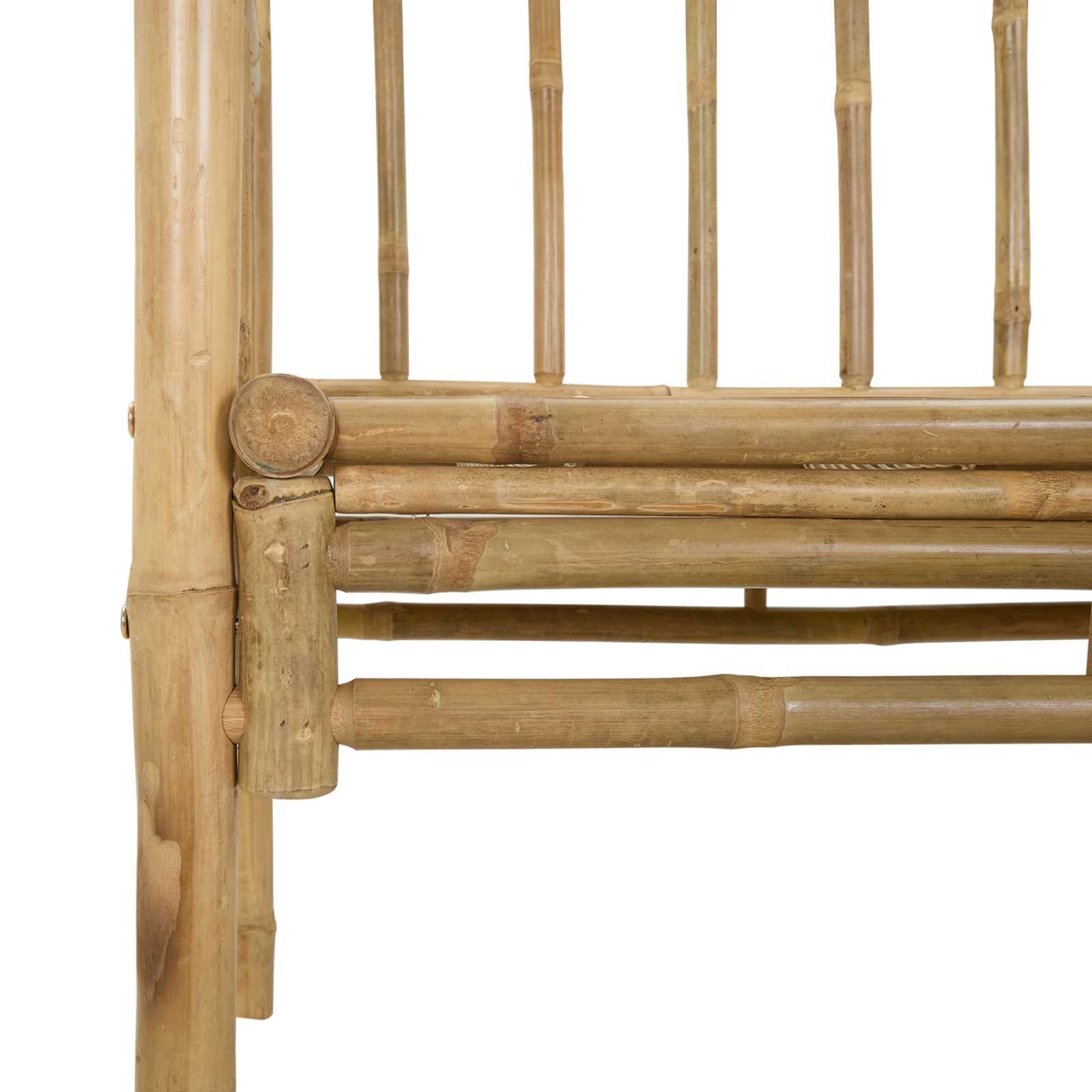 Tuinboog met Bank 115 x 50 x 205 cm Bamboe