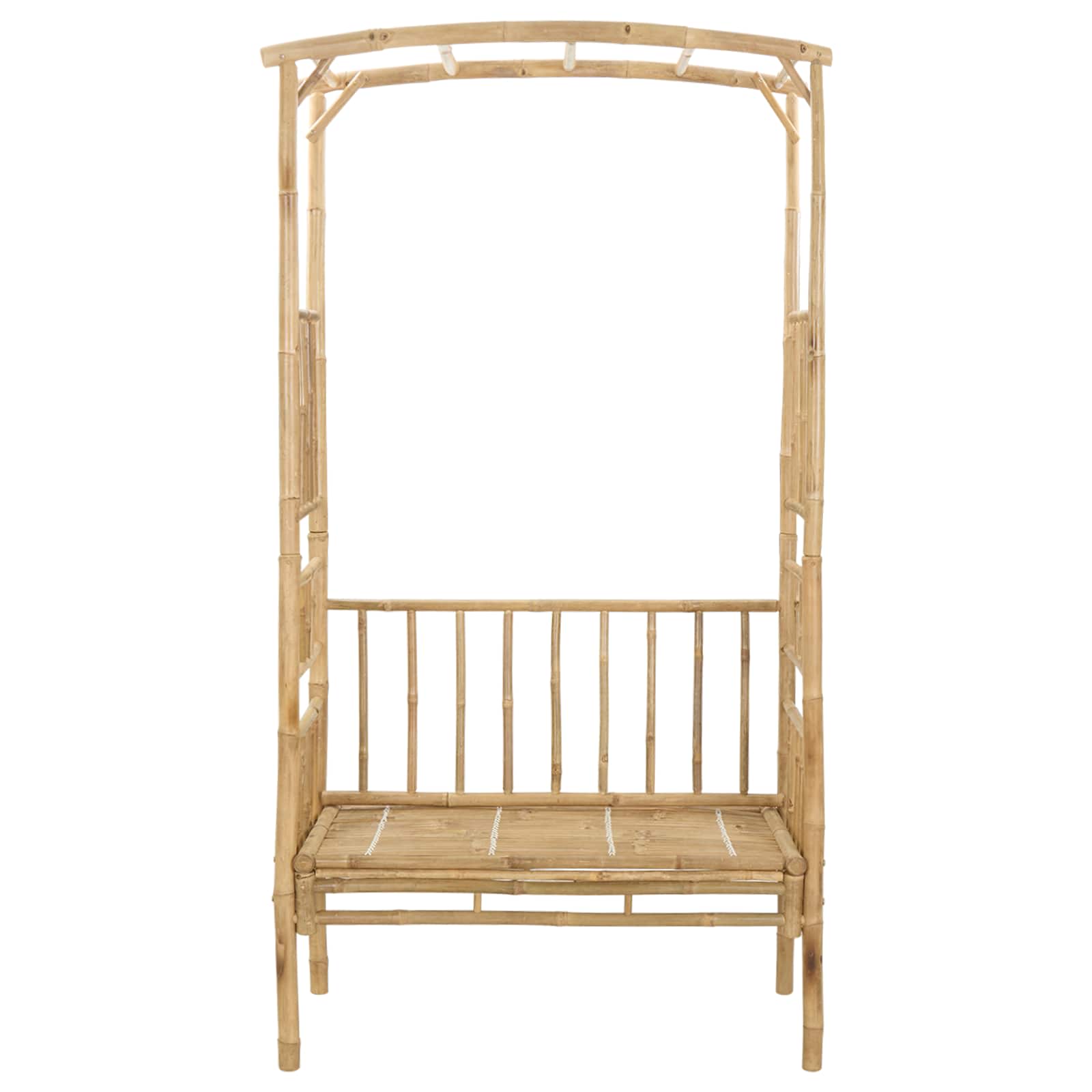 Tuinboog met Bank 115 x 50 x 205 cm Bamboe