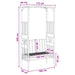 Tuinboog met Bank 115 x 50 x 205 cm Bamboe