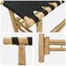 Tuinbank 110 x 38 x 40 cm Bamboe Naturel Rechthoekig