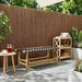 Tuinbank 110 x 38 x 40 cm Bamboe Naturel Rechthoekig
