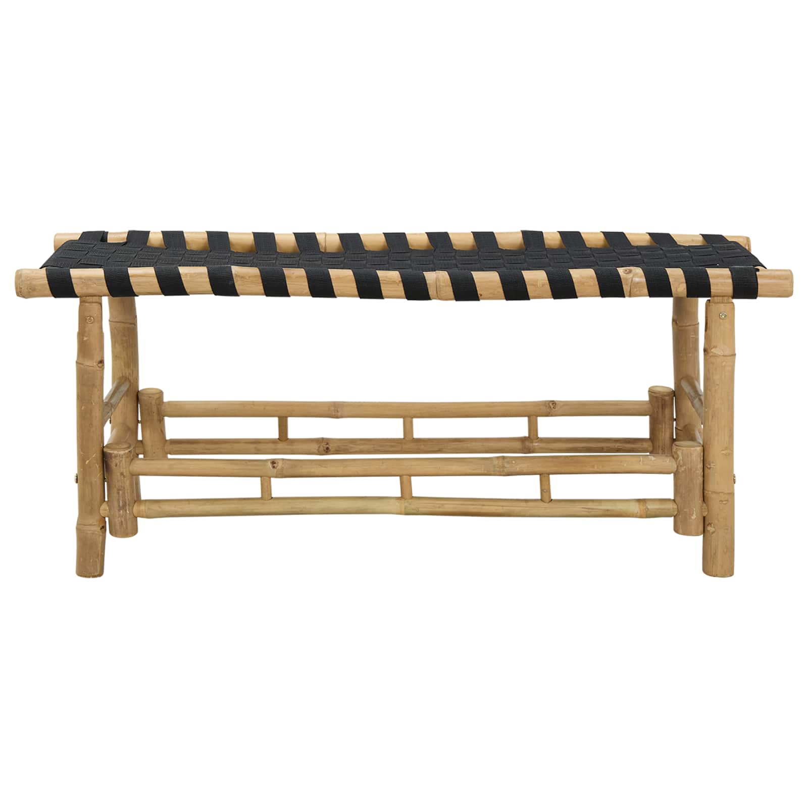 Tuinbank 110 x 38 x 40 cm Bamboe Naturel Rechthoekig