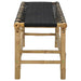 Tuinbank 110 x 38 x 40 cm Bamboe Naturel Rechthoekig