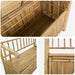 Tuinkast Bank 110 x 47 x 80 cm Bamboe Naturel Rechthoekig