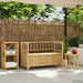 Tuinkast Bank 110 x 47 x 80 cm Bamboe Naturel Rechthoekig