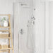 Verborgen Douche Systeem (Rond) zilver RVS 201
