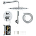 Verborgen Douche Systeem (Rond) zilver RVS 201