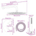 Verborgen Douche Systeem (Rond) zilver RVS 201