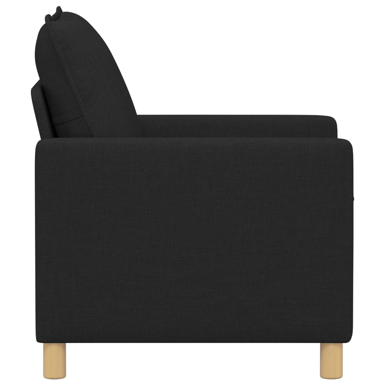 Bank Zwart 76 x 81 x 87,5 cm Stof