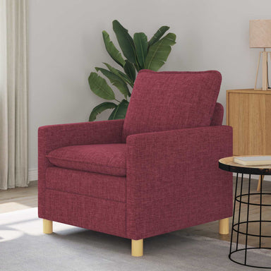 Bank Wijnrood 76 x 81 x 87,5 cm Stof