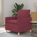 Bank Wijnrood 76 x 81 x 87,5 cm Stof