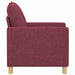 Bank Wijnrood 76 x 81 x 87,5 cm Stof