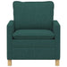 Bank Donkergroen 76 x 81 x 87,5 cm Stof