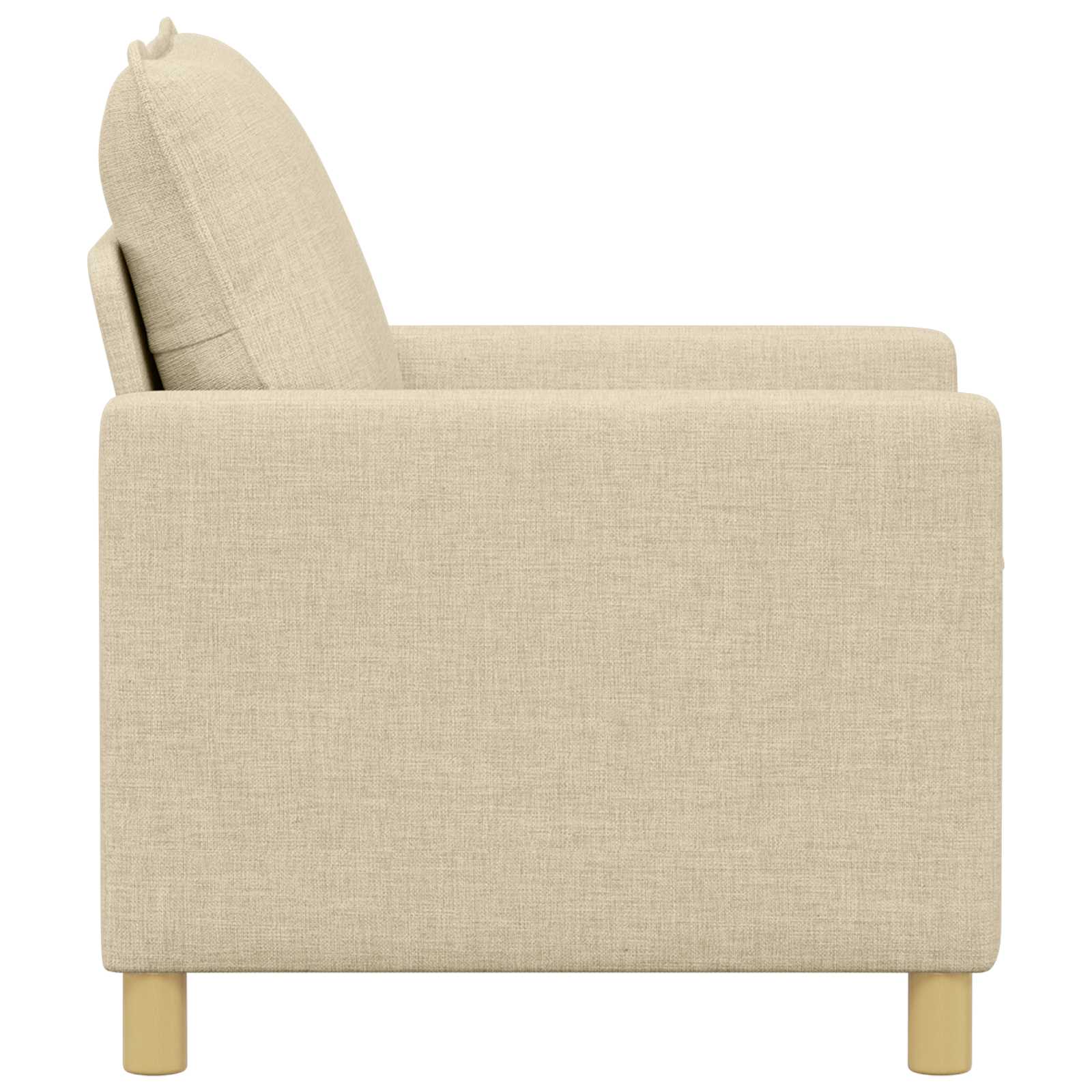 Bank Crèmekleurig 76 x 81 x 87,5 cm Stof