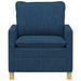 Bank Blauw 76 x 81 x 87,5 cm Stof