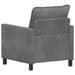 Bank Donkergrijs 76 x 81 x 87,5 cm Fluweel