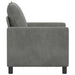 Bank Donkergrijs 76 x 81 x 87,5 cm Fluweel
