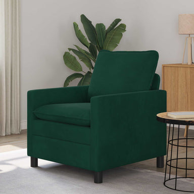 Bank Donkergroen 76 x 81 x 87,5 cm Fluweel