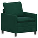 Bank Donkergroen 76 x 81 x 87,5 cm Fluweel
