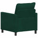 Bank Donkergroen 76 x 81 x 87,5 cm Fluweel