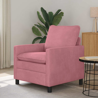 Bank Roze 76 x 81 x 87,5 cm Fluweel
