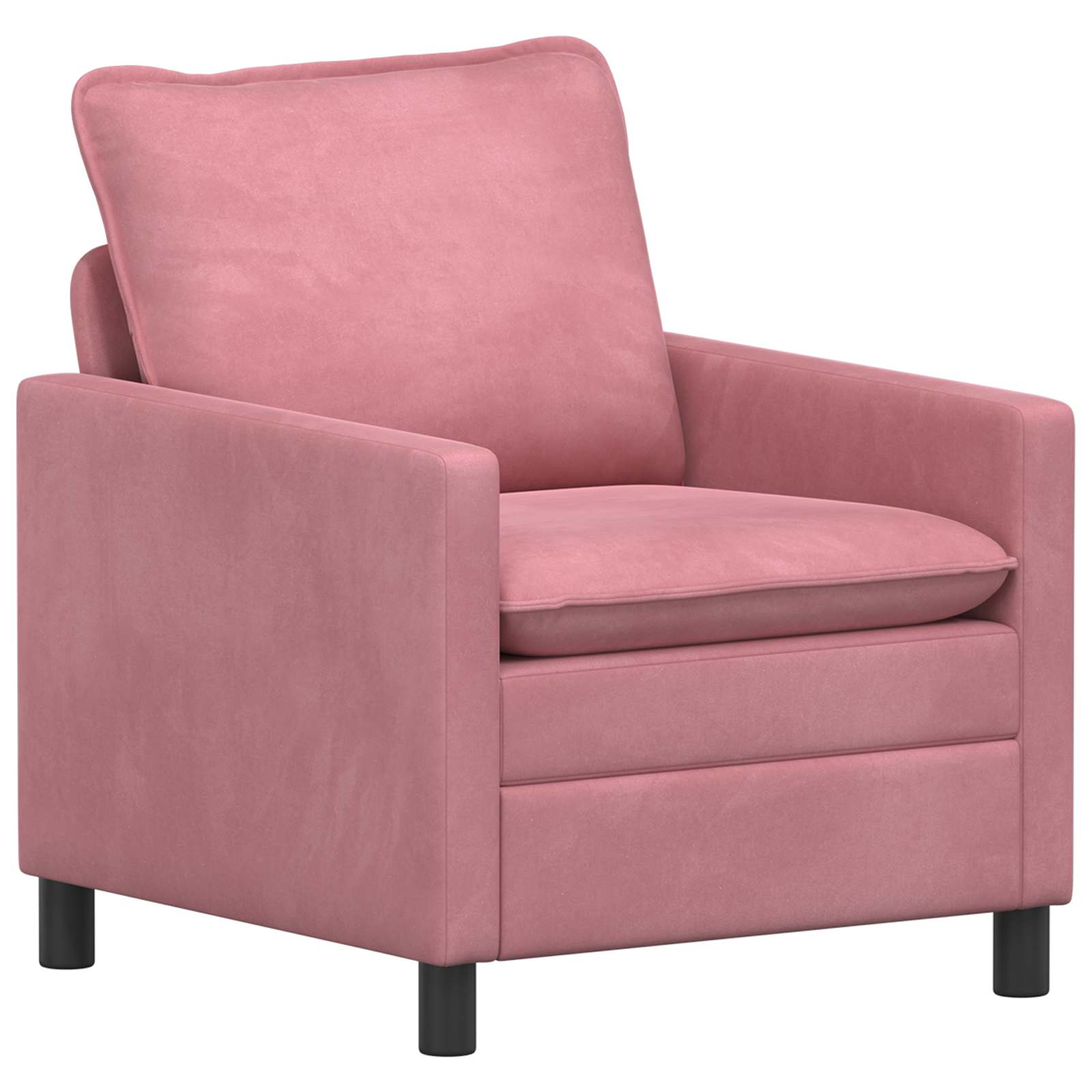 Bank Roze 76 x 81 x 87,5 cm Fluweel