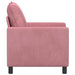 Bank Roze 76 x 81 x 87,5 cm Fluweel