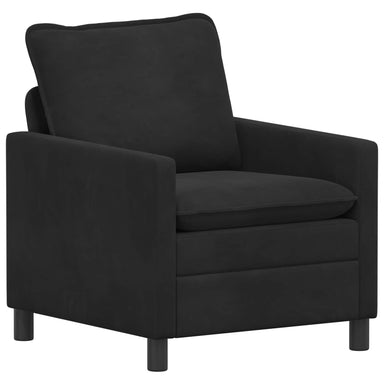 Bank Zwart 76 x 81 x 87,5 cm Fluweel