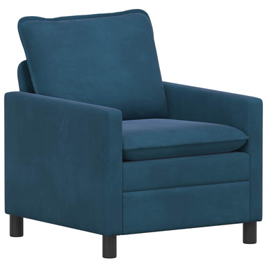 Bank Blauw 76 x 81 x 87,5 cm Fluweel