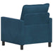 Bank Blauw 76 x 81 x 87,5 cm Fluweel