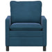 Bank Blauw 76 x 81 x 87,5 cm Fluweel