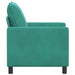 Bank Turquoise 76 x 81 x 87,5 cm Fluweel