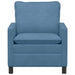Bank Blauw 76 x 81 x 87,5 cm Stof