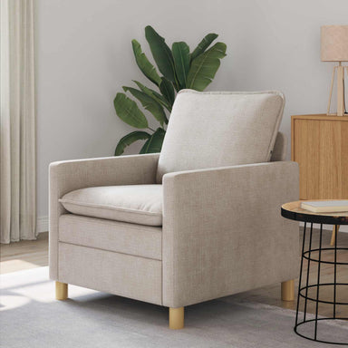 Bank Crèmekleurig 76 x 81 x 87,5 cm Polyester