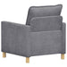 Bank Lichtgrijs 76 x 81 x 87,5 cm Polyester