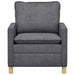Bank Donkergrijs 76 x 81 x 87,5 cm Polyester