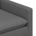 Bank Donkergrijs 126 x 81 x 87,5 cm Stof