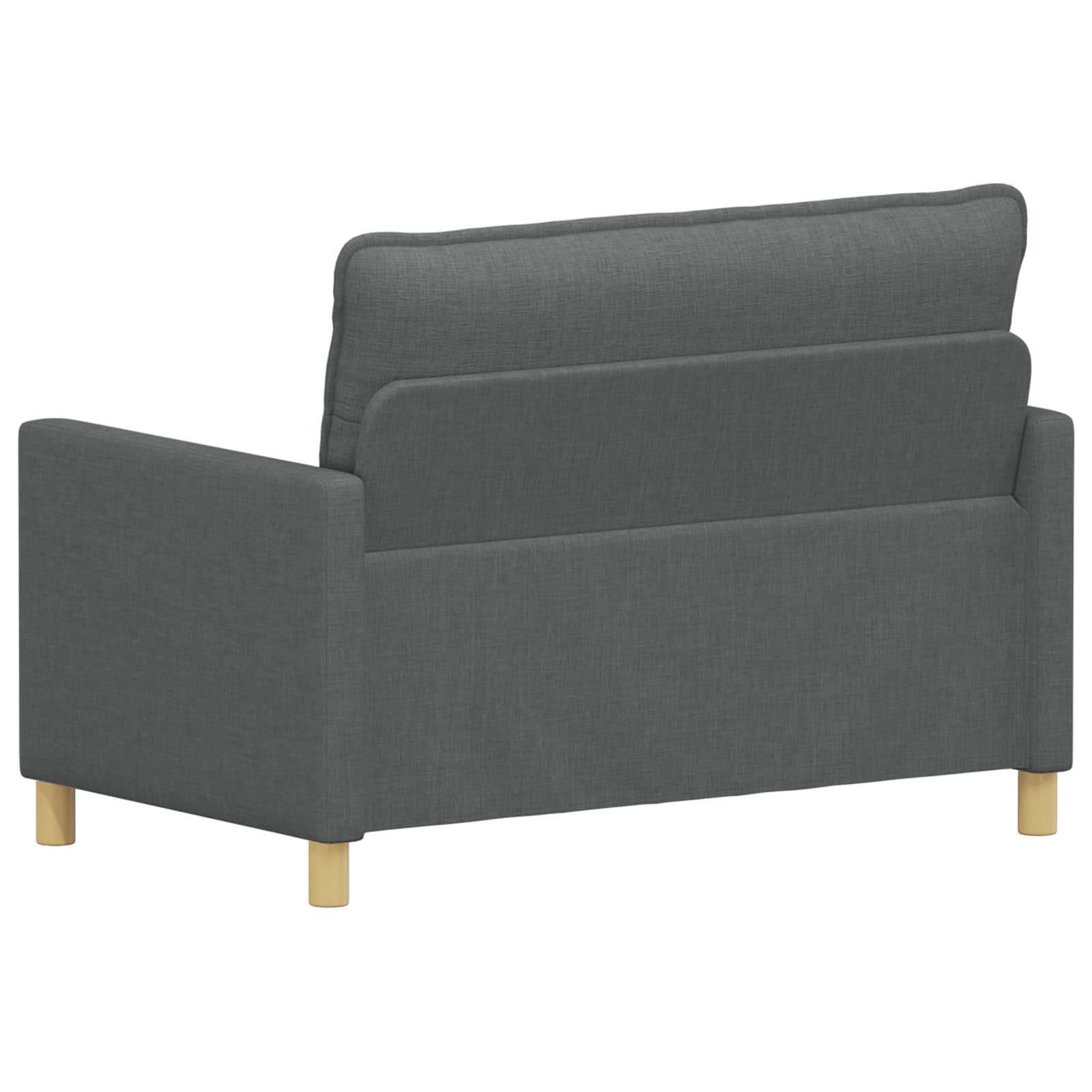 Bank Donkergrijs 126 x 81 x 87,5 cm Stof
