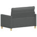 Bank Donkergrijs 126 x 81 x 87,5 cm Stof