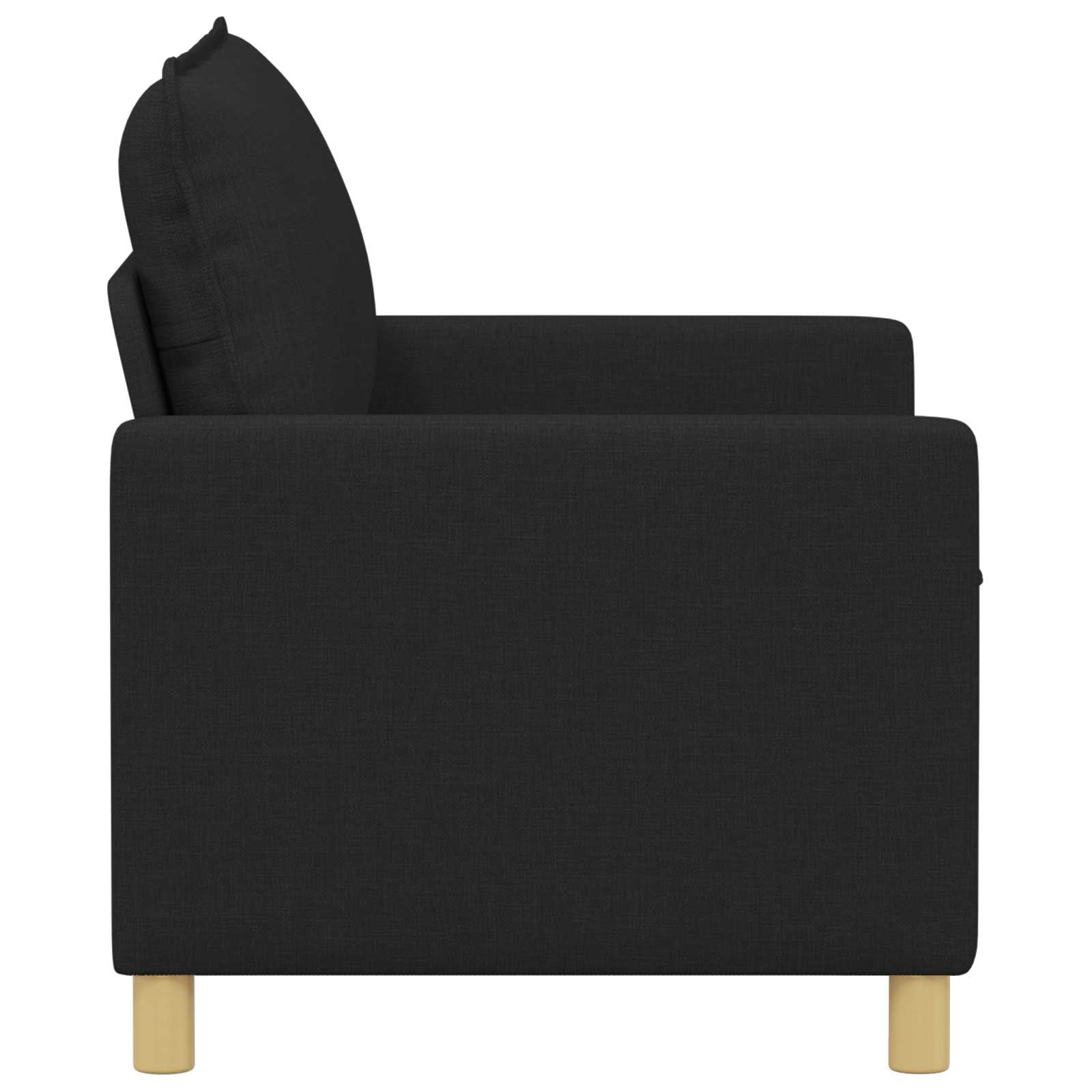 Bank Zwart 126 x 81 x 87,5 cm