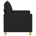Bank Zwart 126 x 81 x 87,5 cm